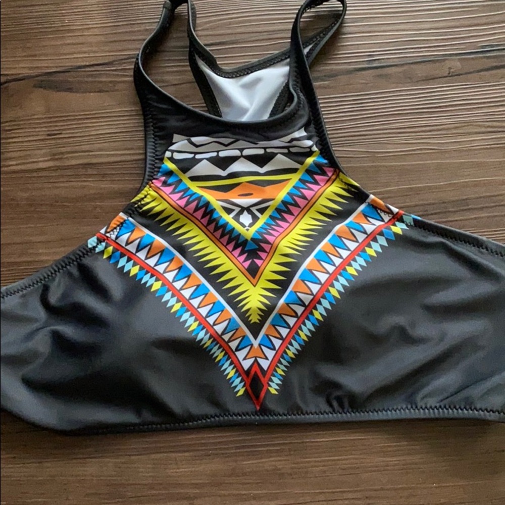 High neck bikini top